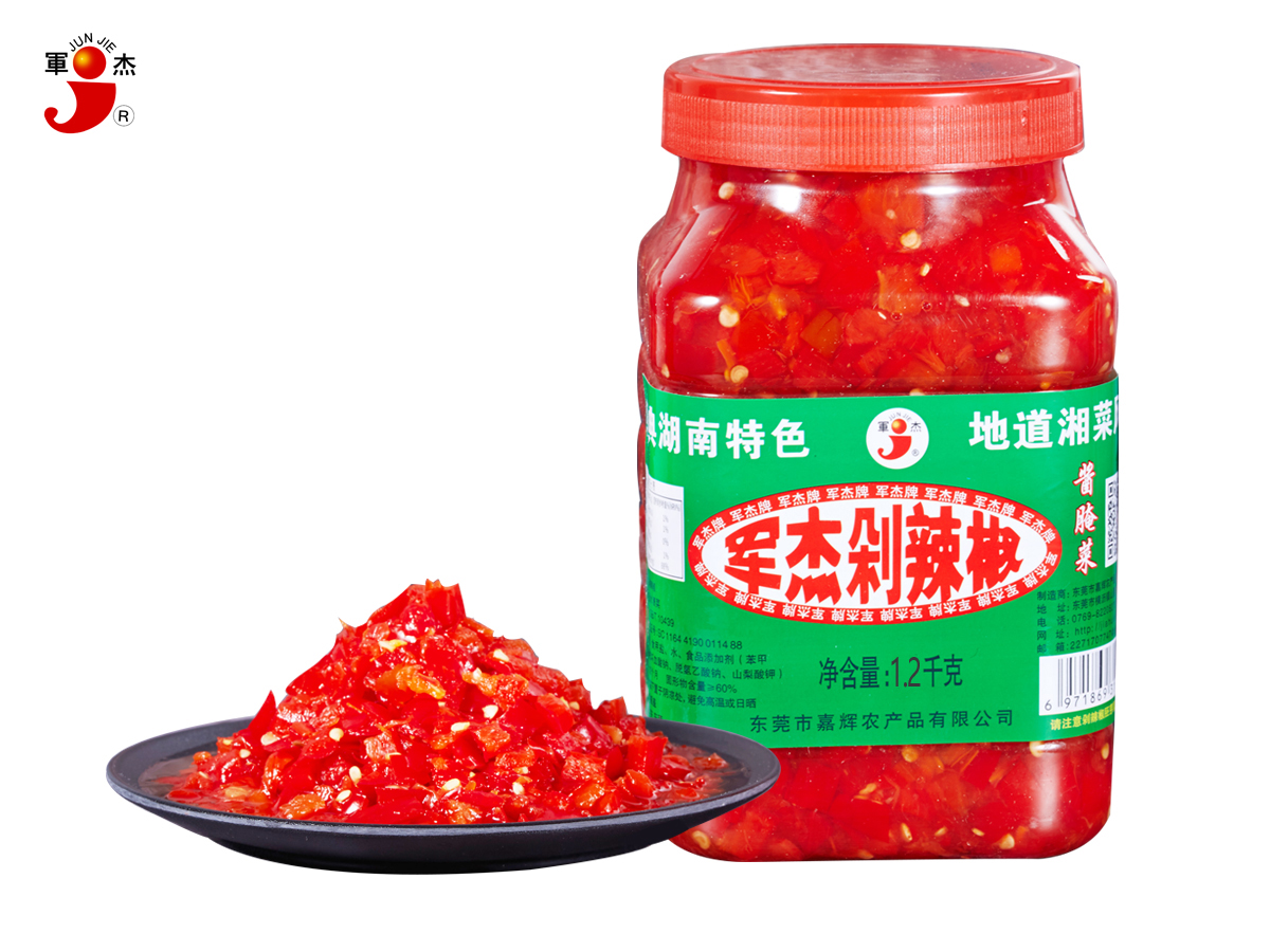 軍杰剁辣椒1.2kg
