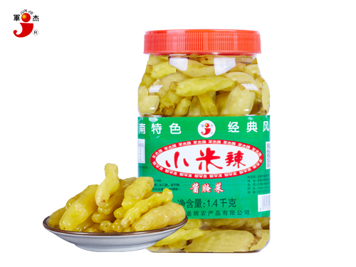 軍杰小米椒 1.4kgx6瓶