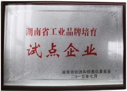 工業(yè)品牌培育試點企業(yè)